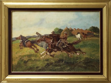 Carlo Domenici — Cavalli in corsa